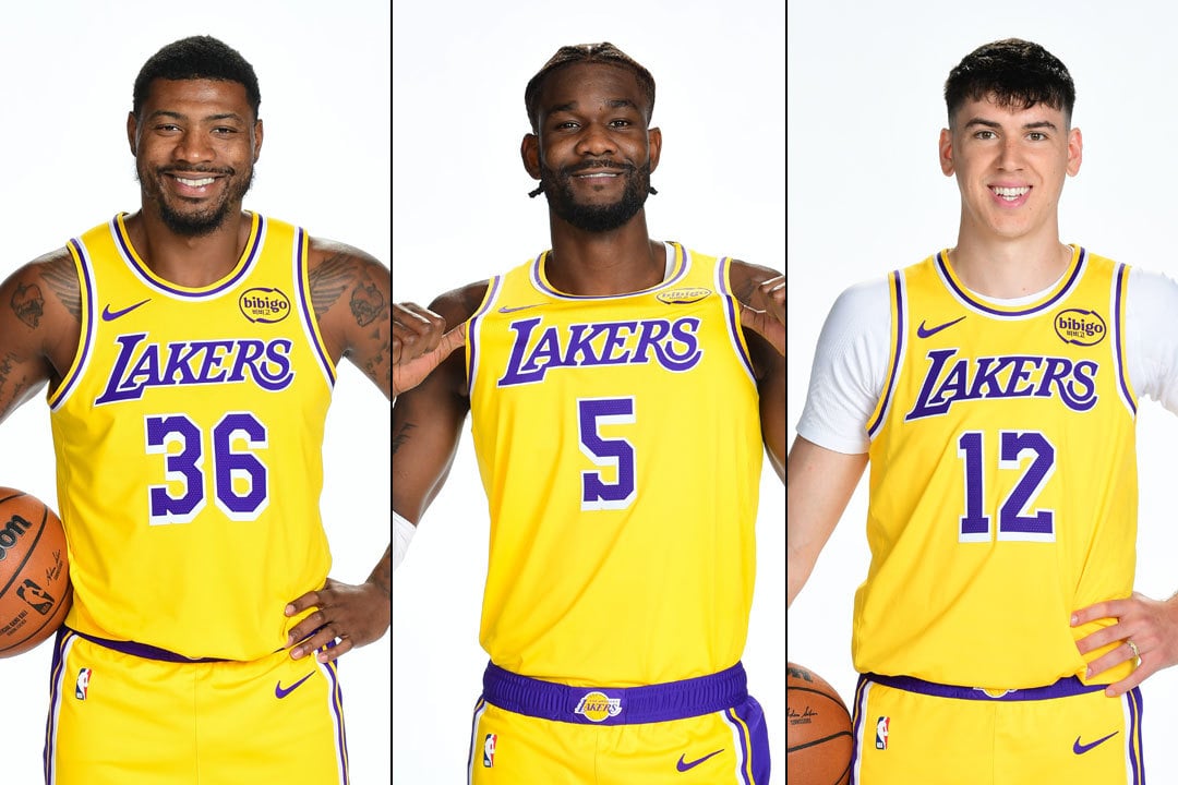 Marcus Smart, Deandre Ayton, Jake LaRavia Marcus Smart, Deandre Ayton, Jake LaRavia