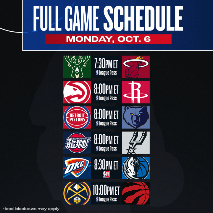 Today's Schedule Today's Schedule