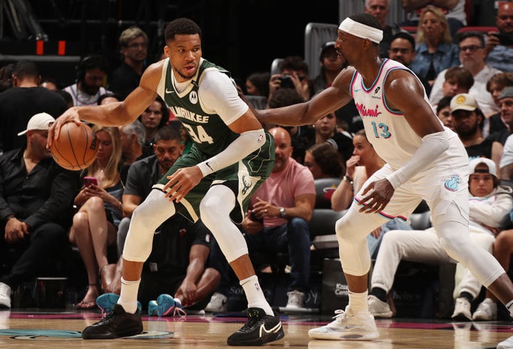 Giannis Antetokounmpo, Bam Adebayo Giannis Antetokounmpo, Bam Adebayo