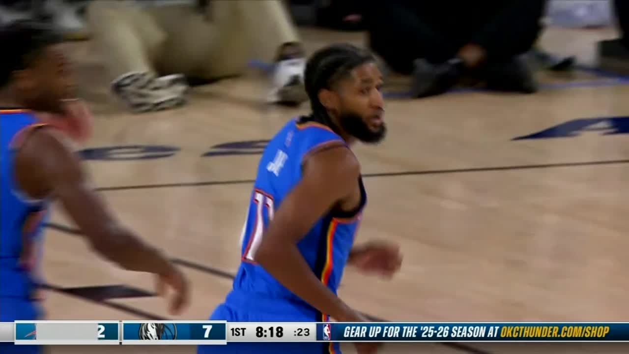 Thunder show fight but fall to Mavericks in Fort Worth