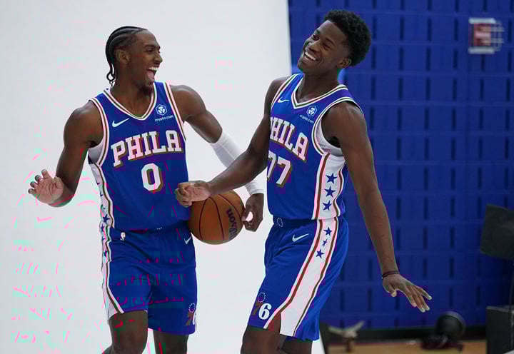 Tyrese Maxey, VJ Edgecombe Tyrese Maxey, VJ Edgecombe