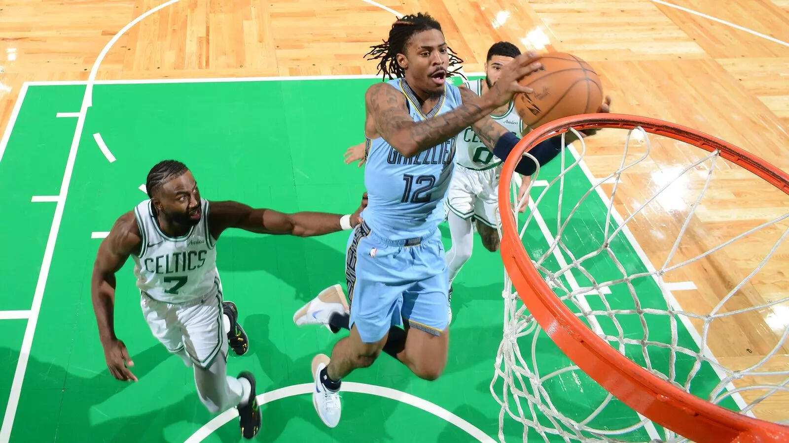 Grizzlies vs Celtics on Dec 7, 2024 (Image via Getty) Grizzlies vs Celtics on Dec 7, 2024