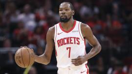 Kevin Durant's Rockets debut provides glimpse of what could be NBA's next great trio