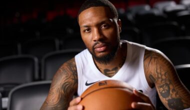 Not currently playing and not a coach, Damian Lillard has a unique role with the Blazers