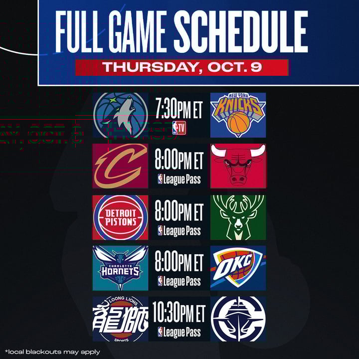 Today's Schedule Today's Schedule