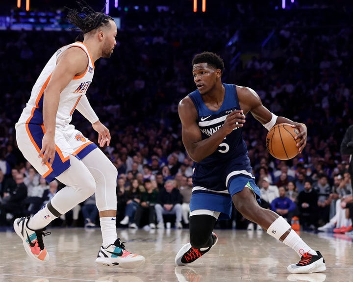 Jalen Brunson, Anthony Edwards Jalen Brunson, Anthony Edwards