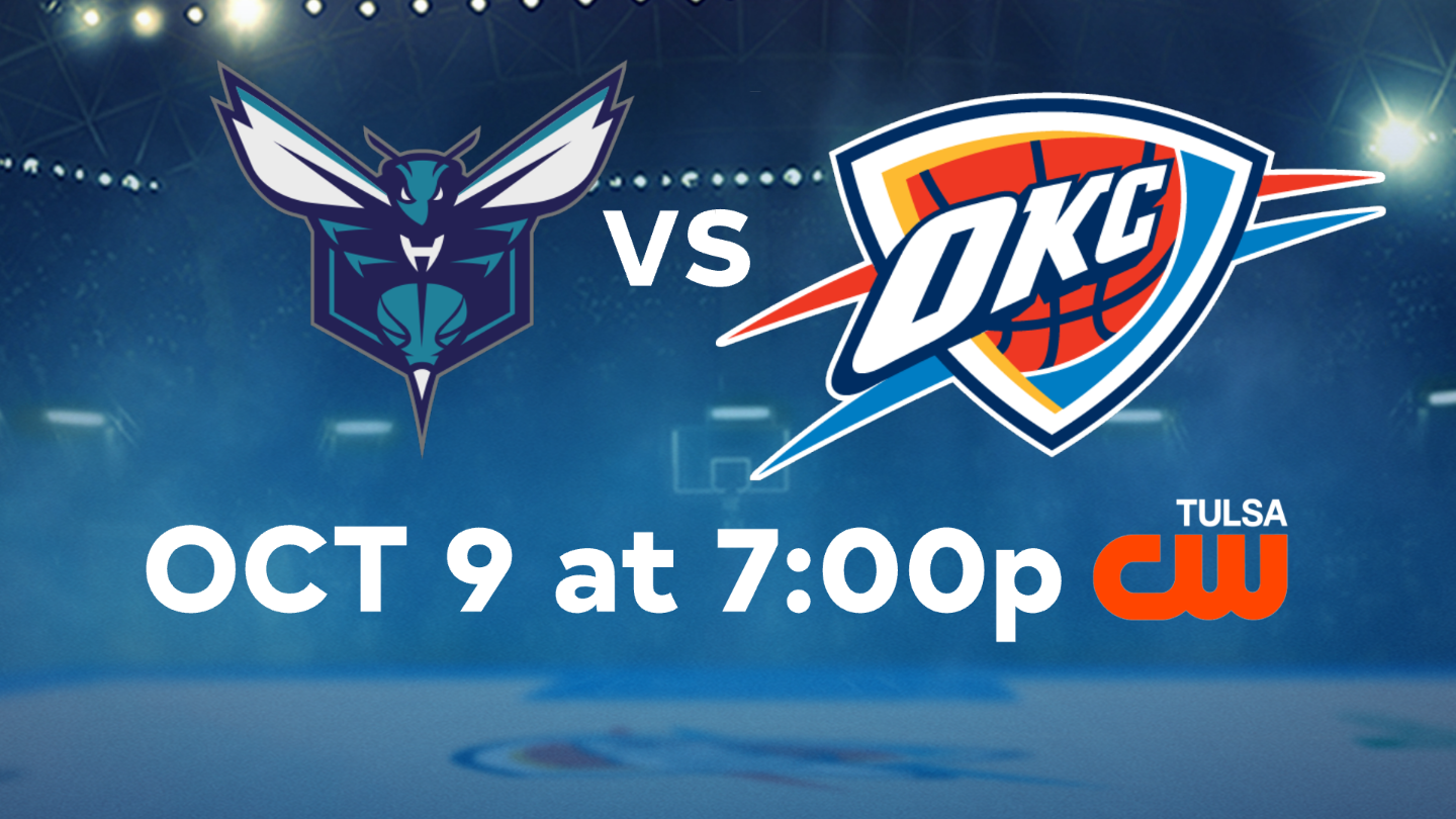 Thunder Host Hornets Thursday in First Home Preseason Game, Watch on Tulsa CW