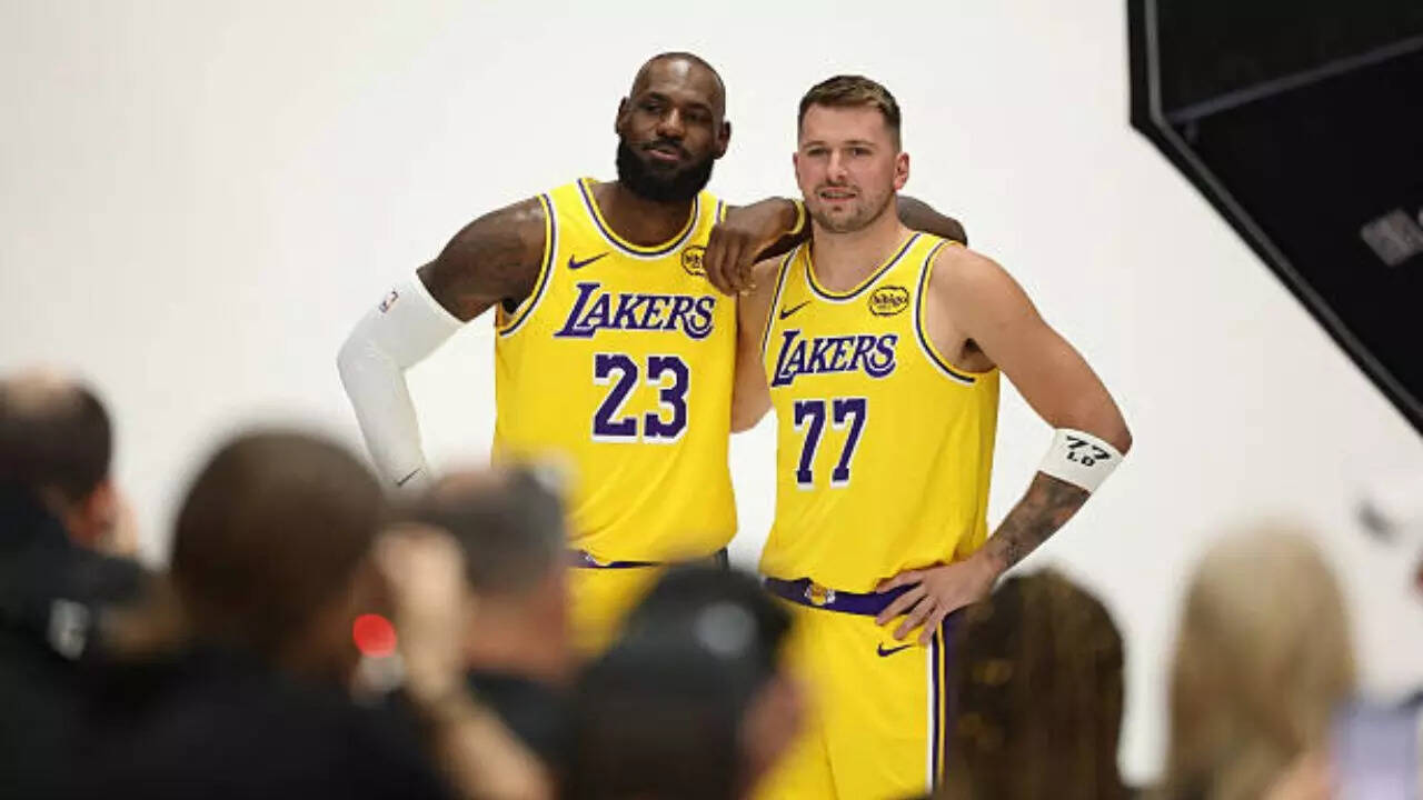 LeBron James and Luka Doncic
