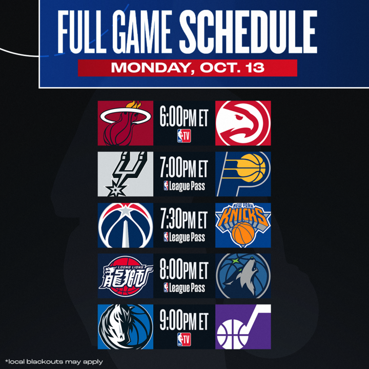 Today's Schedule Today's Schedule