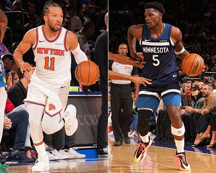 Jalen Brunson, Anthony Edwards Jalen Brunson, Anthony Edwards