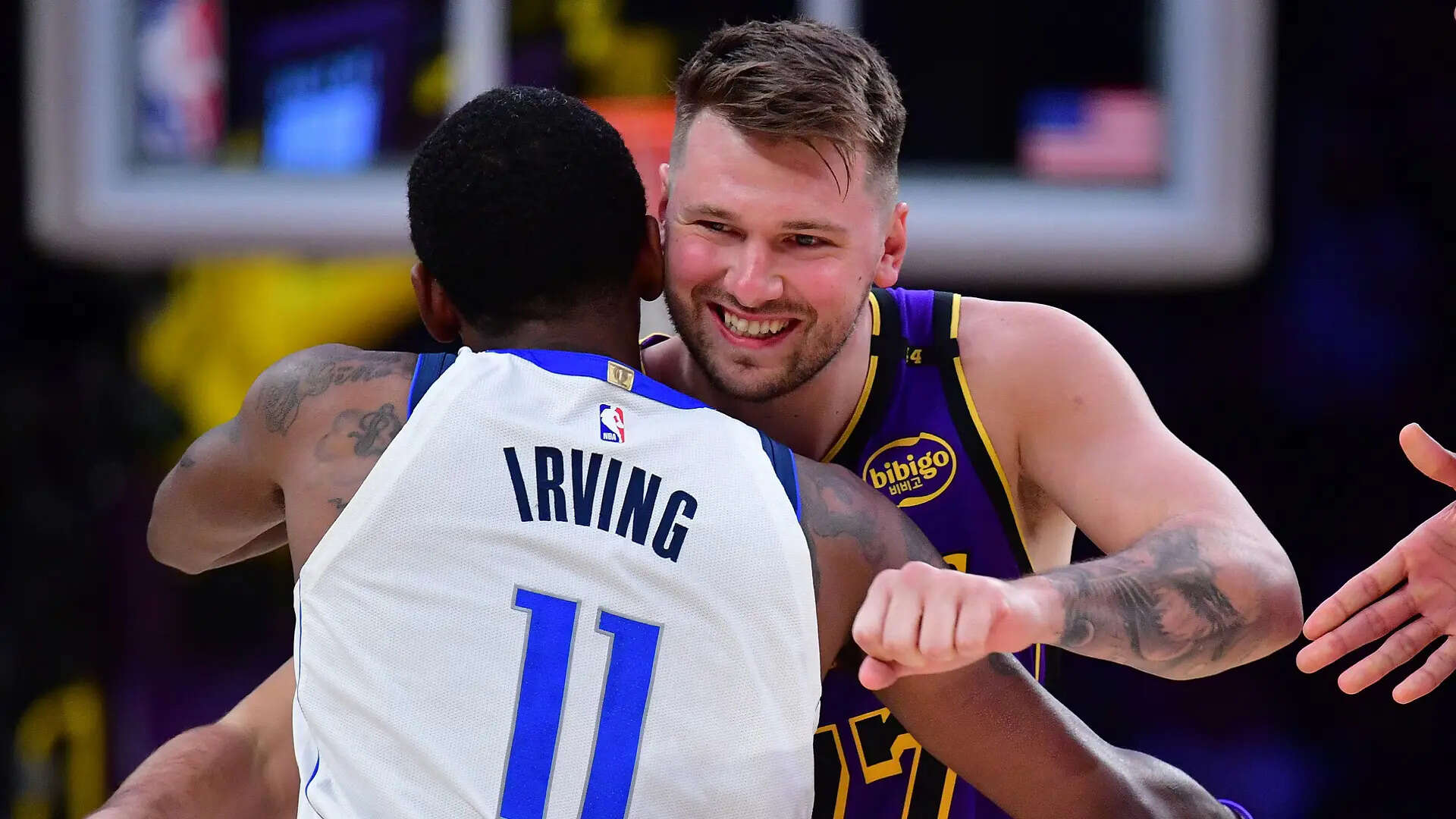 Kyrie Irving and Luka Doncic