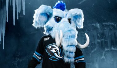 Tusky the Mountain Blue mammoth revealed as Utah Mammoth mascot