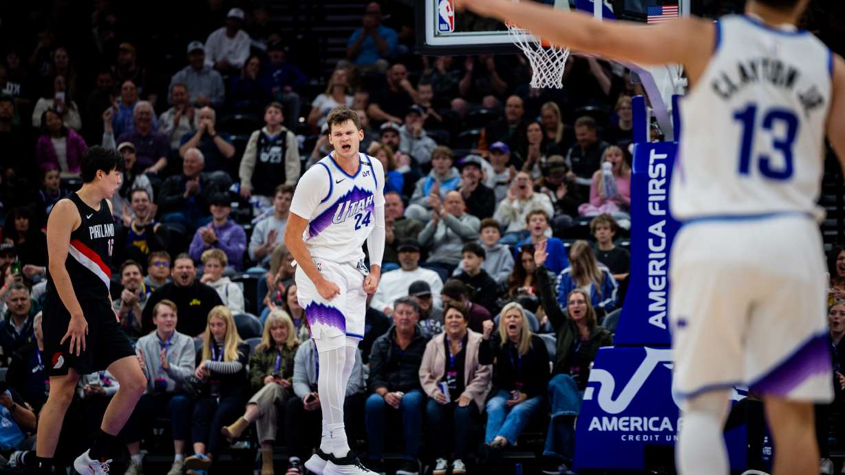 Walker Kessler's 8-assist showcase hints at new dimension for himself and Jazz offense