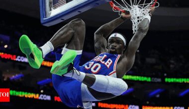 Philadelphia 76ers’ Adem Bona gets rookie lessons as Andre Drummond and co. pull hilarious locker room prank | NBA News