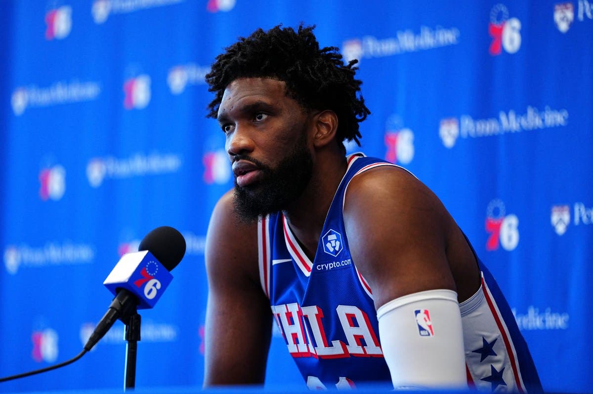Philadelphia 76ers center Joel Embiid.