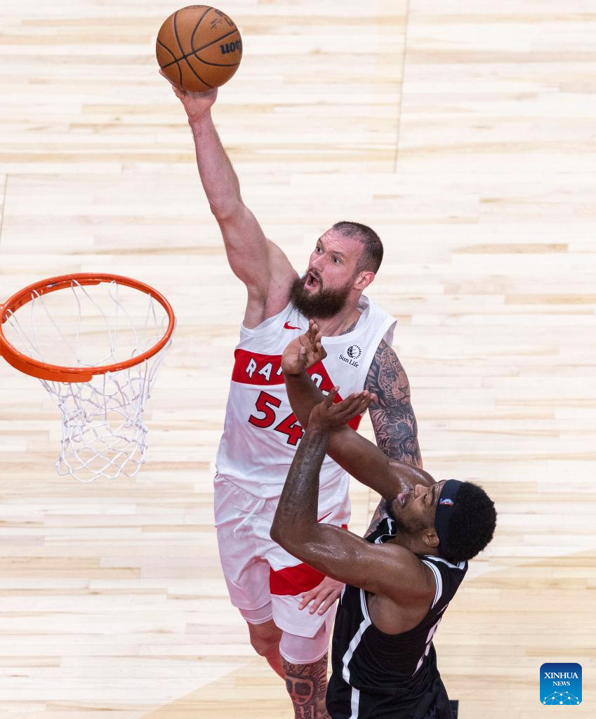 Toronto Raptors vs. Brooklyn Nets-Xinhua