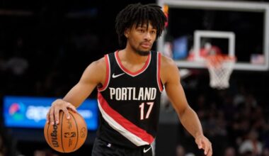 NBA Notes: Blazers, Shaedon Sharpe, Lakers, Jaxson Hayes, Heat