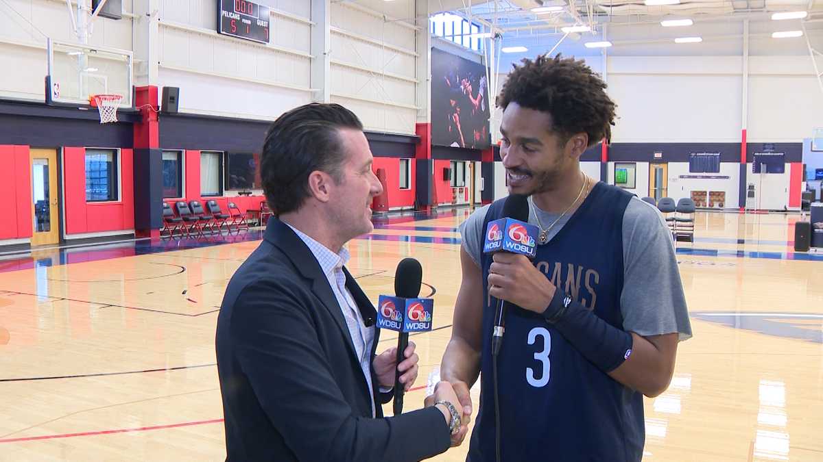 Fletcher Mackel goes 1-on-1 with Pelicans guard Jordan Poole
