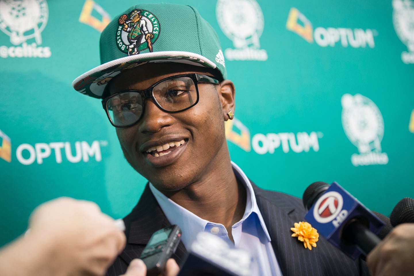Terry Rozier in 2015 after being drafted by the Celtics.