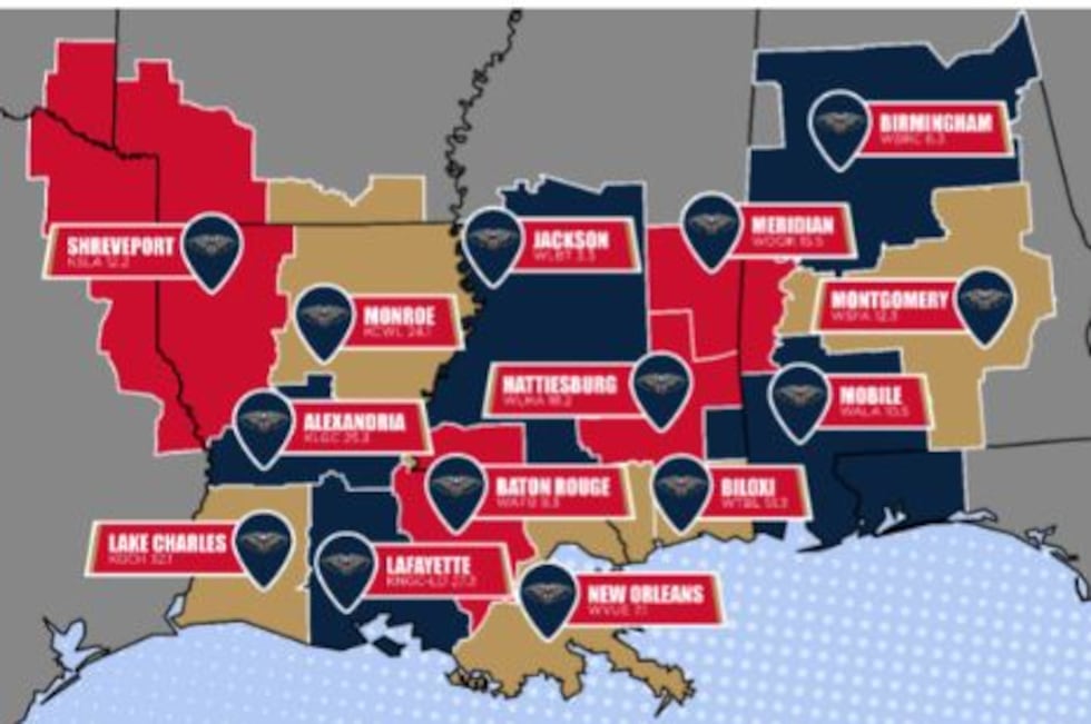 WDAM, Gray expanding access to coverage of New Orleans Pelicans basketball games.