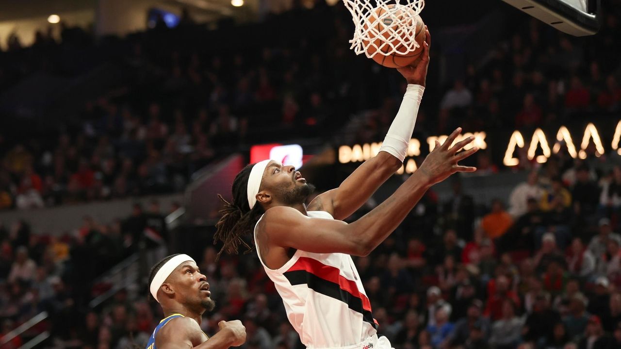 Avdija scores 26 points as Trail Blazers beat Warriors 139-119 in Splitter's debut as interim coach