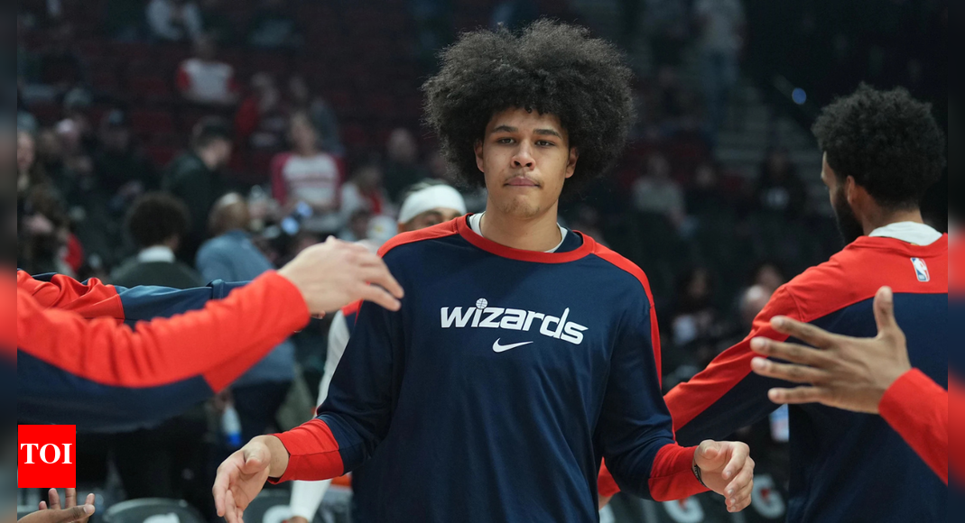 Kyshawn George drops career-high score leading Washington Wizards to their first regular-season win | NBA News