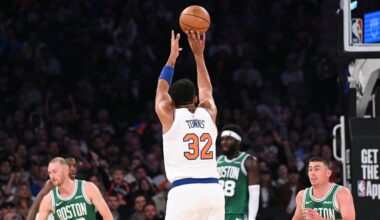 Knicks beat Celtics with Karl-Anthony Towns back at center