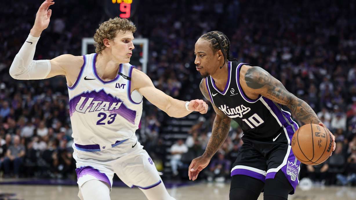 Hard lessons in Sacramento: Young Jazz fall 1 play short in loss to Kings