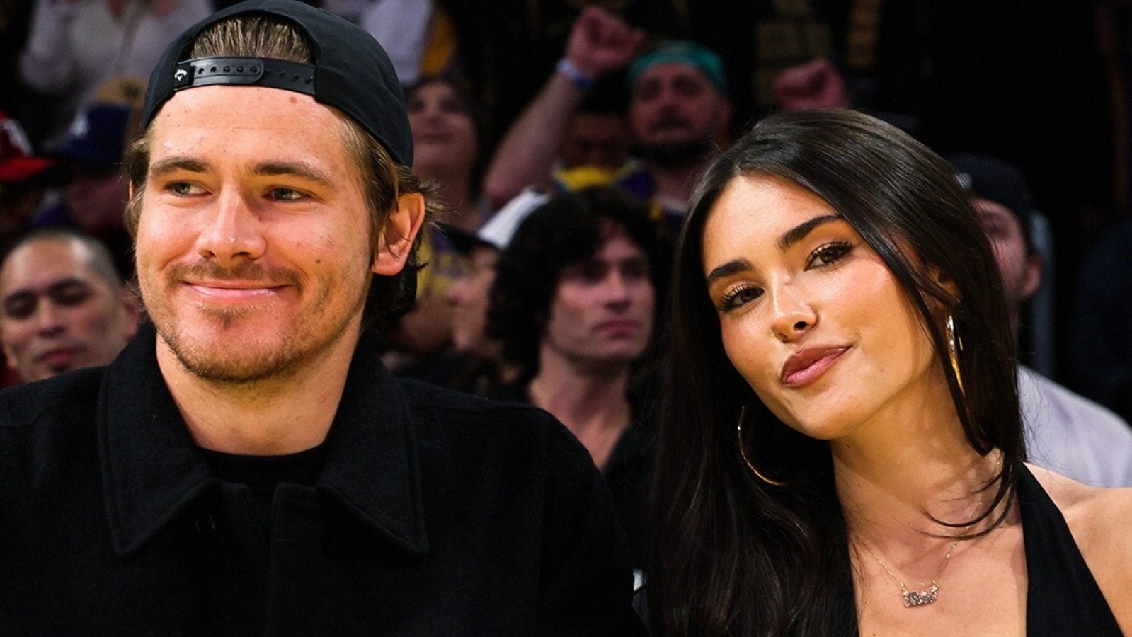 Justin Herbert and Madison Beer turn heads courtside at Lakers game; Netizens say ‘Look at that smile on his face’