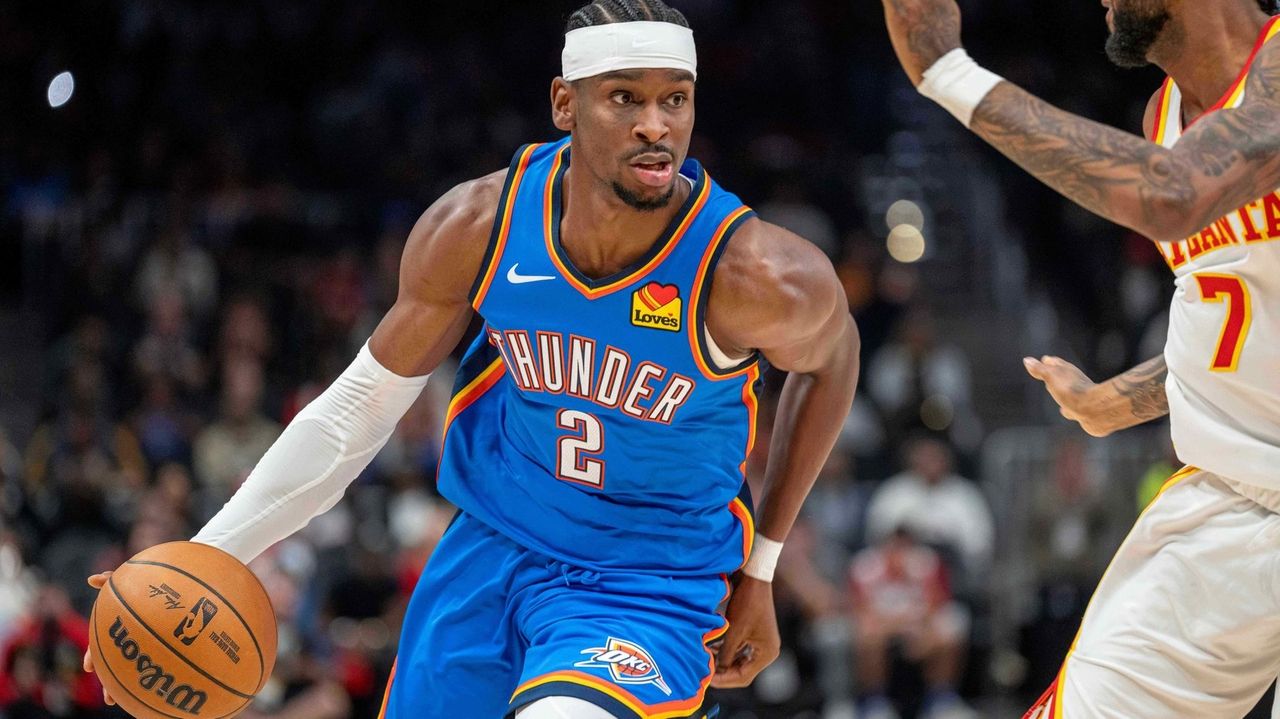 Holmgren scores 31 points, Gilgeous-Alexander has 30 to lead Oklahoma City past the Hawks 117-100