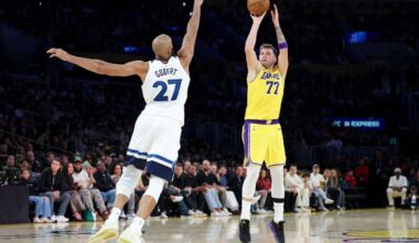 Luka Doncic scores 49 to extend his sizzling season start in Lakers' 128-110 win over Timberwolves
