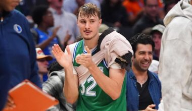 Cooper Flagg's first NBA back-to-back: missed shots and banged-up shoulder