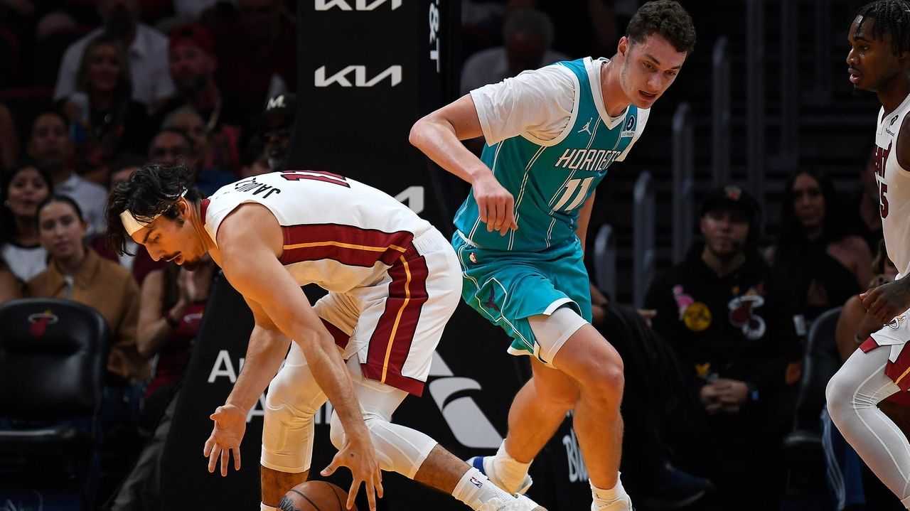Jaime Jaquez Jr. scores 28 points to spark high-scoring Heat in 144-117 win over Hornets