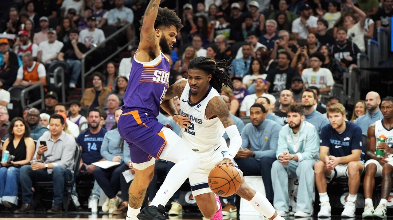 Ja Morant's jumper with 7.6 seconds left lifts Grizzlies over the Suns 114-113