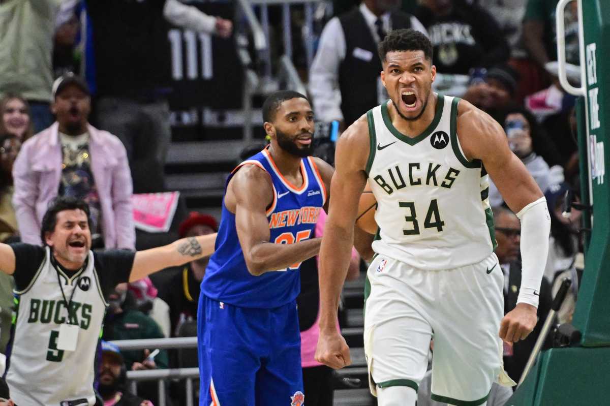 Giannis Antetokounmpo shoots down Knicks trade rumors after showing how much NYK could use Greek Freak