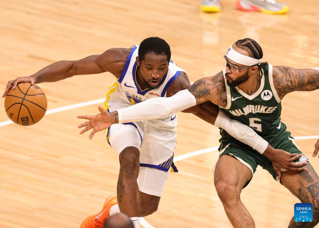 Milwaukee Bucks vs. Golden State Warriors-Xinhua