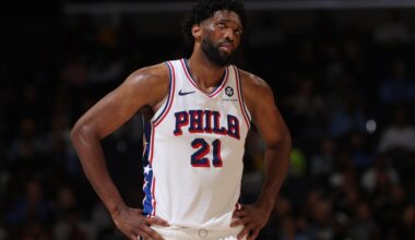 Sixers’ Joel Embiid now questionable against Brooklyn due to left knee injury management