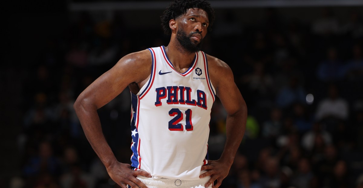 Sixers’ Joel Embiid now questionable against Brooklyn due to left knee injury management
