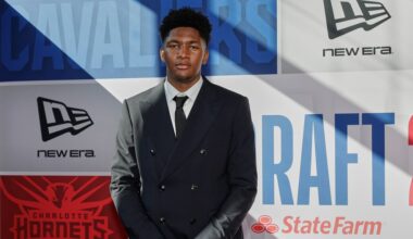 The New Orleans Pelicans trade up to the 13th pick to take Derik Queen