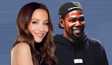 Kevin Durant takes his shot with Kay Adams