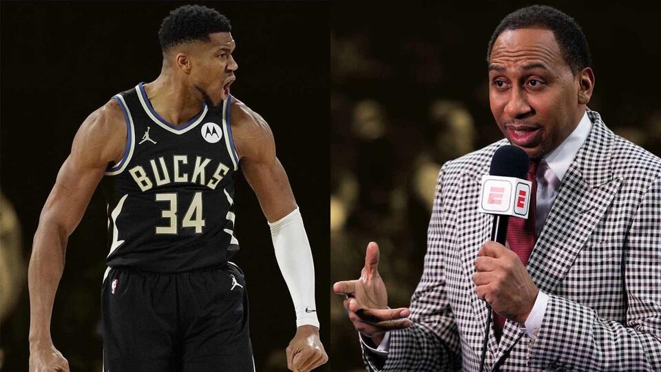 "Golden State would coast to the title" - Stephen A. says it would be unfair if somehow Giannis ends up playing with Steph in The Bay