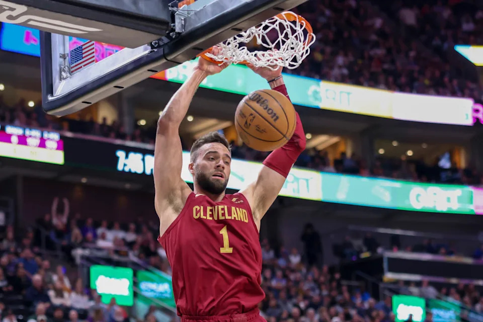 Cleveland Cavaliers guard Max Strus© Rob Gray-Imagn Images