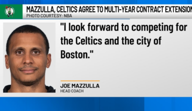 Boston Celtics, head coach Joe Mazzulla agree to multi-year contract extension