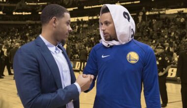"I'm sure Adam Silver would love that" - Steph Curry jokes about wearing his brother Seth's No. 31 jersey in a real game