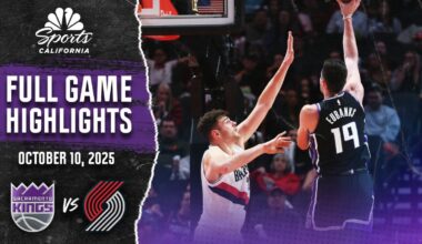 Kings fall short to Trail Blazers 124-123 in preseason thriller – NBC Sports Bay Area & California