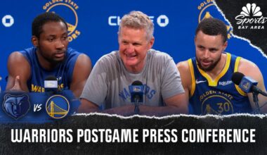 Steve Kerr, Warriors break down exciting win vs. Grizzlies – NBC Sports Bay Area & California
