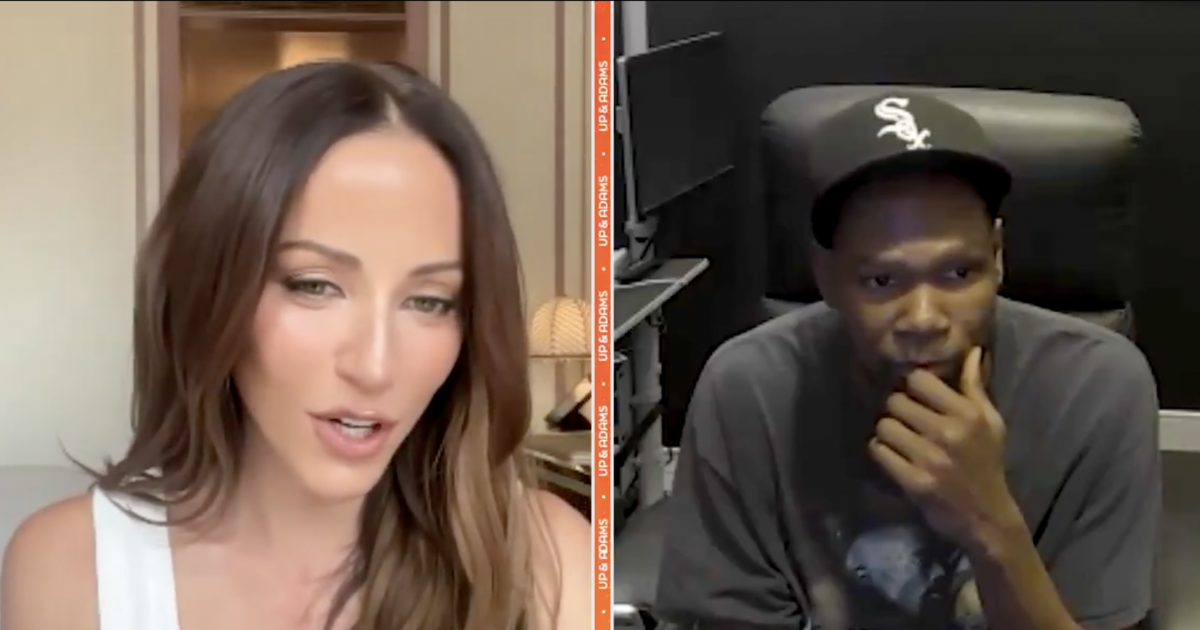 Kevin Durant shoots his shot with Kay Adams after Rockets snub - Basketball - Sports