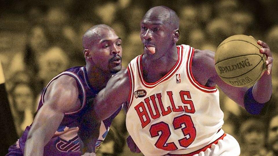 Michael Jordan breaks down his iconic steal in Game 6 of 1998 Finals that led to The Shot: "Hornacek was trying to set a pick, but he never really cleared"