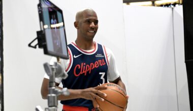 May 1, 2025; Inglewood, California, USA; LA Clippers coach Tyronn Lue at press conference during game six of first round for the 2025 NBA Playoffs against the Denver Nuggets at Intuit Dome