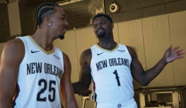 Zion Williamson approves of Trey Murphy III increased offensive role this season: "No, I'm not worried about it at all, I support it"